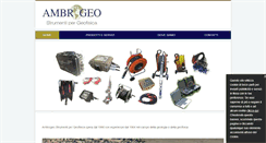 Desktop Screenshot of ambrogeo.eu