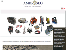 Tablet Screenshot of ambrogeo.eu